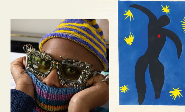 Cécile McLorin Salvant; Henri Matisse: Icarus, Tafel VIII aus dem Bildband „Jazz“